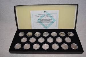 lot 441 image: 1999-2002 Precious Metal Quarters Collection (7 Layers of Platinum)