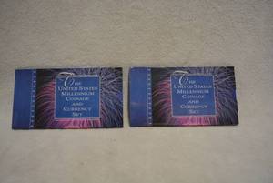 lot 469 image: 2 Sets of US Millennium Coinage and Currency Set