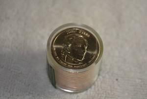 lot 494 image: 12 Uncirculated $1 Presidents Coins John Tyler