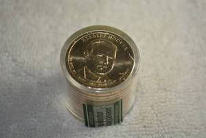 lot 496 image: 12 Uncirculated $1 Presidents Coins Herbert Hoover