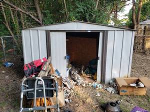 lot 305 image: Metal Storage Shed and Contents