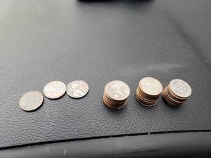 lot 129 image: 33  1943 Steel Pennies, 30 D-Mint and 3 Nonmarked Mint,