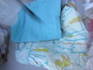lot 62 image: Vintage  baby clothes and blankets