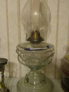 lot 161 image: Vintage OIL LAMP