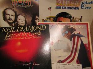 lot 194 image: Record lot- Juice newton, Jim Brown, Mac Davis, Neal Diamond