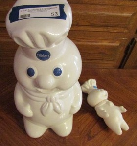 lot 53 image: Pillsbury dough boy cookie jar