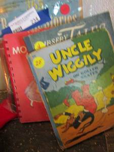 lot 234 image: Vintage books-Uncle wiggly, Nursery tales, Mother Goose and more