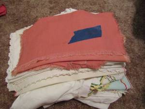 lot 269 image: Needle point PILLOW CASES AND MORE