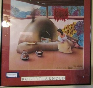 lot 5 image: Robert Arnold Art  PRINT 11x14 Signed, FRAMED 18 X 24