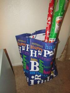 lot 365 image: Birthday and Christmas bags plus lots more