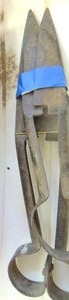 lot 287 image: VINTAGE Large & Small  SHEEP SHEARS