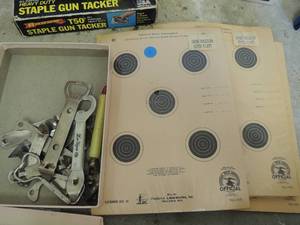 lot 298 image: Collection of beer bottle openers and targets
