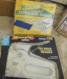 lot 301 image: Staple gun x 2 and box of staples