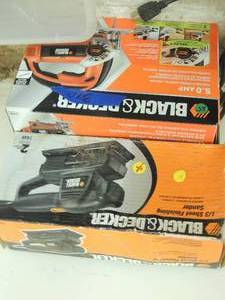 lot 310 image: BLACK & DECKER Finishing sander and Jigsaw
