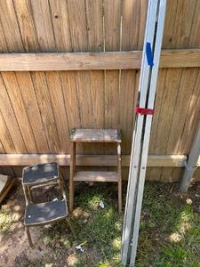 lot 362 image: 5 pro folding ladder,   2 folding step