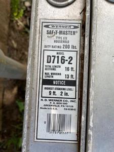 lot 363 image: 16 extension ladder