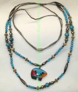 lot 45 image: Sterling Silver and Turquoise