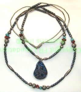 lot 53 image: Sterling Silver and Turquoise, Coral and Hematite