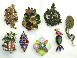 lot 91 image: Rhinestone & crystal