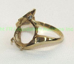 lot 155 image: 10K Gold Diamond