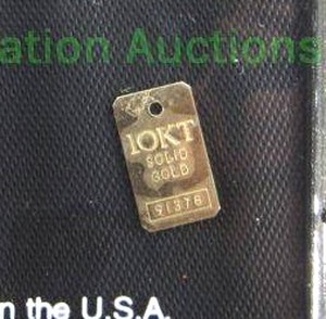 lot 158 image: 10K Gold 1 gram