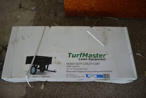 lot 38 image: TurfMaster Heavy Duty Utility Cart Model 242009x00