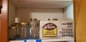 lot 68 image: Mason Jars Lot