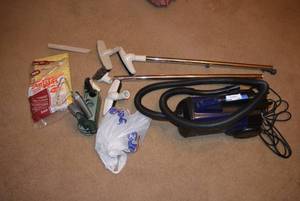 lot 120 image: Sanitaire System Pro Vacuum Model S3681 with Attachments