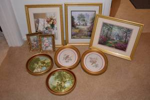 lot 151 image: Framed Wall Art as shown