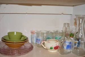 lot 69 image: Vintage Juice Cups and Misc. Dishes