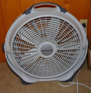 lot 104 image: Lasko Wind Machine Floor Fan