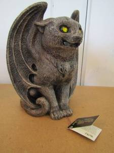 lot 7 image: Bat Cat candle holder lamp 2005 by Pena