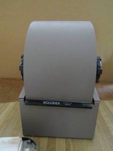 lot 93 image: Rolodex with index cards mini tapes NIP 10 pack of new CDs