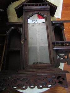 lot 151 image: 22x14  house shape wall display
