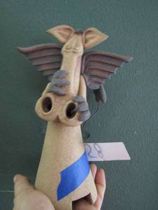 lot 158 image: Rechs 98 clay Dragon statue
