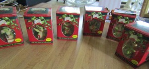lot 183 image: 6 pocket dragon ornament NIB