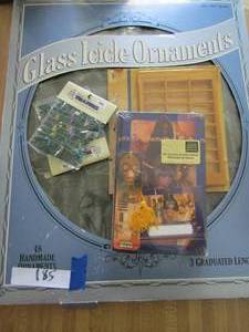 lot 185 image: Star War journal NIB, glass icicle dcor small town treasures
