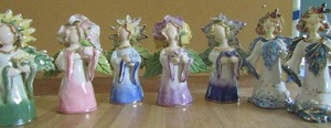 lot 225 image: 7 blue sky multi color angel