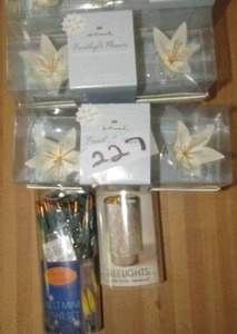 lot 227 image: Hallmark forest light flowers tree light strands