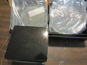 lot 294 image: Glass blocks x 3