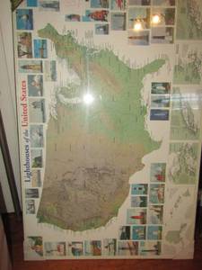 lot 337 image: 18x24 light house poster
