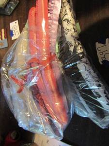 lot 347 image: 3 bags cloth hangers