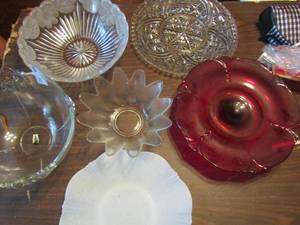 lot 417 image: 6 pieces serving platter and bowls, German bowl, and more