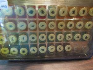 lot 446 image: 38 stamps assorted comes in case