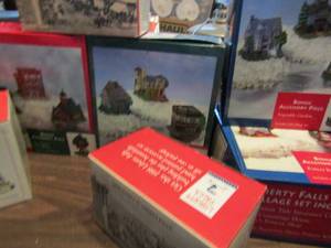 lot 563 image: Liberty falls houses 4 boxes each containing 4 houses plus 3 sets