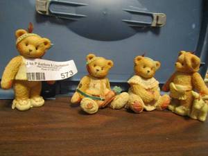 lot 573 image: Cherished teddies native American theme