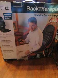 lot 612 image: Homedics back massager with optional heat