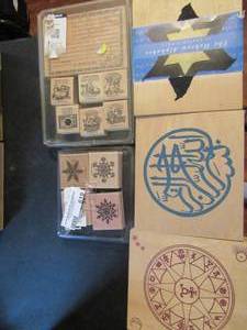 lot 619 image: Stamp set- Arabic words, Hebrew alphabet, mythical stamps and more
