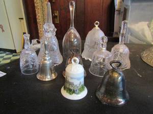 lot 718 image: Glass and crystal bells- Christmas 2000 , 1814 Germany lord is my Shepard and more