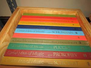 lot 765 image: TIME LIFE GREAT MEN OF MUSIC Set  12 total